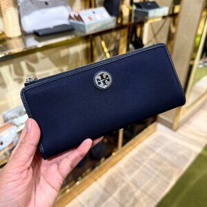 Tory Burch Nylon Small Slim Envelope Wallet 181943 $170 New